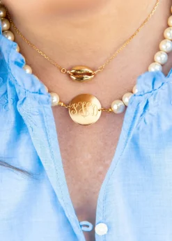 Kiel James Patrick Pearl Monogram Necklace^ Monogrammed Jewelry