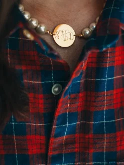 Kiel James Patrick Pearl Monogram Necklace^ Monogrammed Jewelry