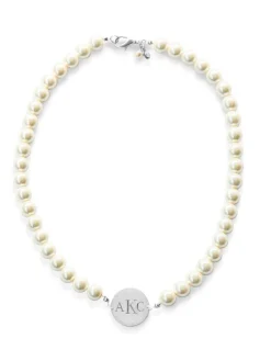 Kiel James Patrick Pearl Monogram Necklace^ Monogrammed Jewelry