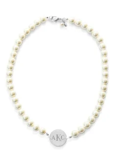 Kiel James Patrick Pearl Monogram Necklace--Class Of 2024^ Class Of 2024