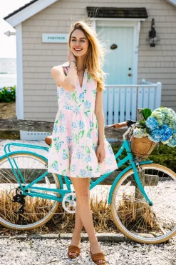 Kiel James Patrick Pink Hydrangea Bloom Dress^Women Dresses