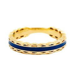 Kiel James Patrick Scalloped Ring -Navy^ Rings