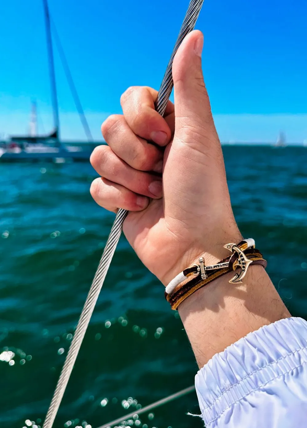 Kiel James Patrick Sperry X Kjp Limited Edition Vineyard Dockside^ Leather Bracelets