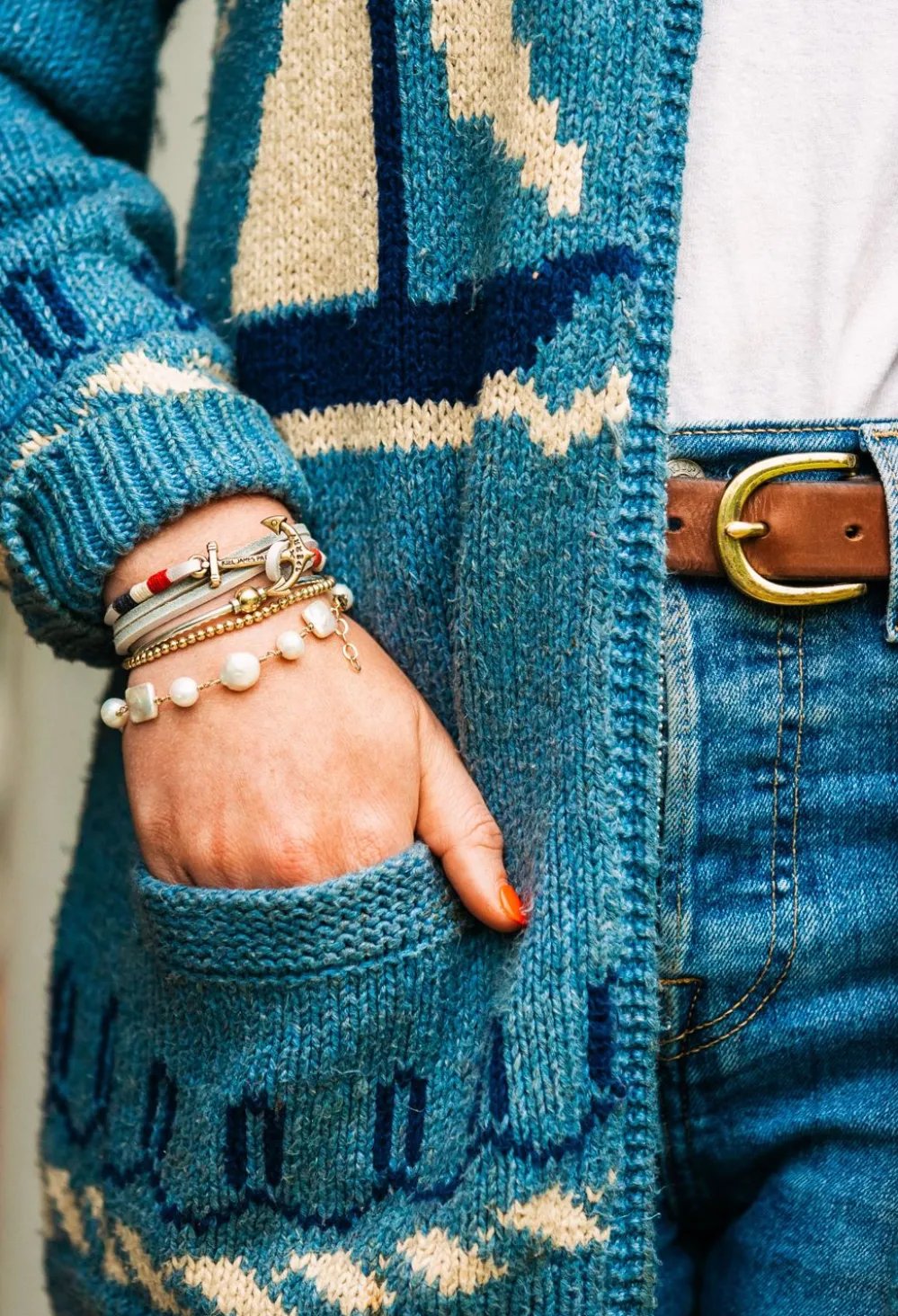 Kiel James Patrick Sperry X Kjp Limited Edition Americana Regatta^ Leather Bracelets