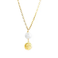 Kiel James Patrick Sunflower Pearl Drop Necklace^ Necklaces