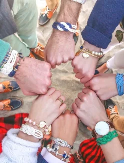 Kiel James Patrick Surfside Beach Club^ Rope Bracelets