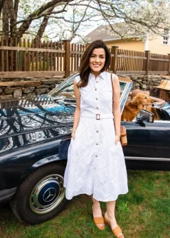 Kiel James Patrick The Audrey Eyelet Shirtdress^Women Dresses