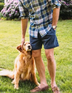 Kiel James Patrick The Coastal Cord Short- Blue^Men Shorts