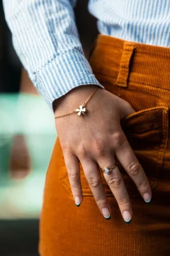 Kiel James Patrick The Gold Four Leaf Clover Bracelet^ Bracelets And Bangles
