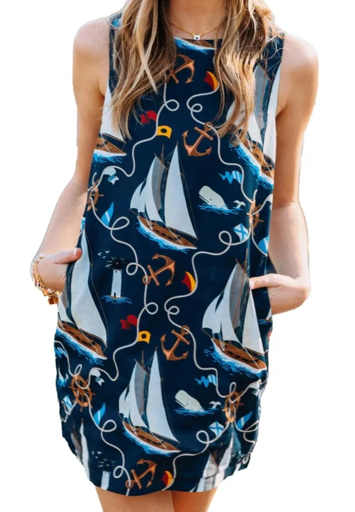 Kiel James Patrick The New England Mariner Shift Dress^Women Dresses