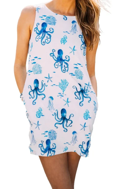 Kiel James Patrick The Octopus Garden Shift Dress^Women Dresses