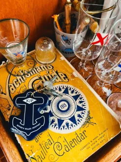 Kiel James Patrick Wharf Floating Keychain^ Key Fobs