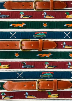 Kiel James Patrick Woody Ribbon Belt^ Men'S