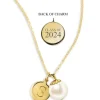Kiel James Patrick World'S Your Oyster Gold Necklace --Class Of 2024^ Class Of 2024