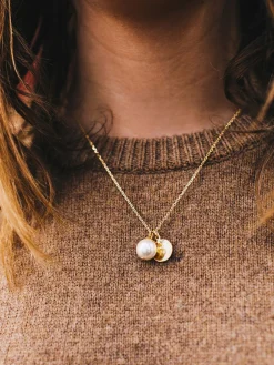 Kiel James Patrick World'S Your Oyster Gold Necklace --Class Of 2024^ Class Of 2024